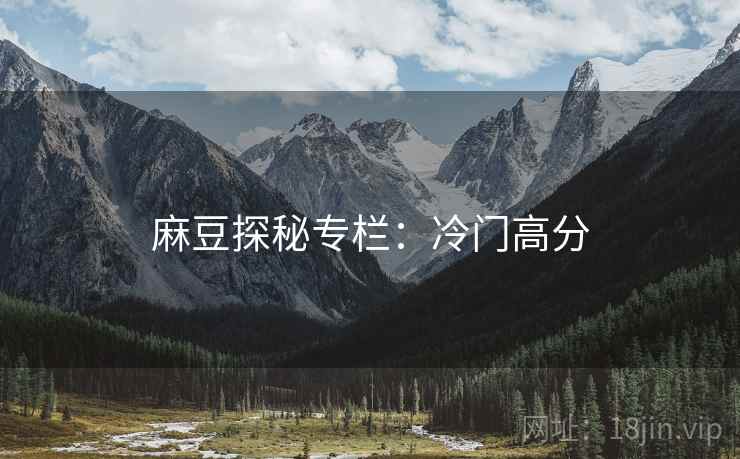 麻豆探秘专栏：冷门高分