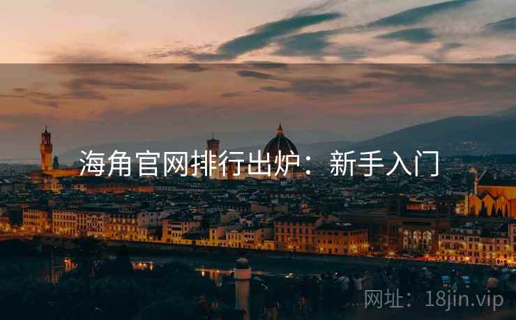 海角官网排行出炉：新手入门