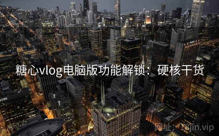 糖心vlog电脑版功能解锁：硬核干货